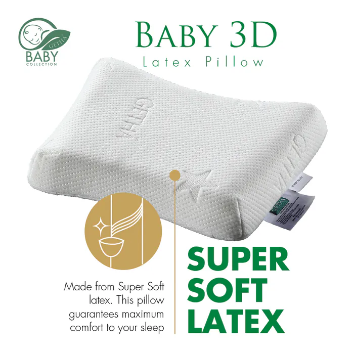 [Applicable to 6 months and above] Baby 3D Latex Pillow