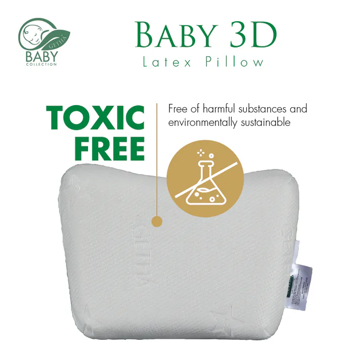 [Applicable to 6 months and above] Baby 3D Latex Pillow