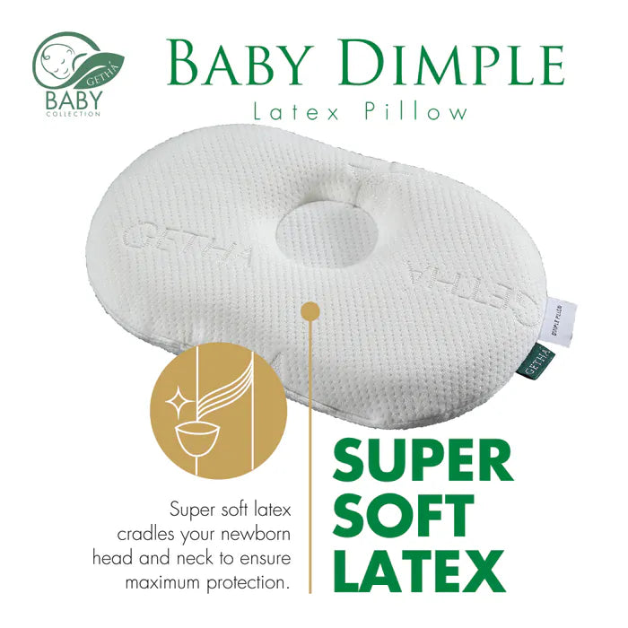 [Applicable to newborns and above] Baby Dimple Latex Pillow